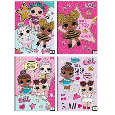 Imagem de Caderno Brochura Capa Dura LOL Surprise 48 folhas Foroni 40.6212-3