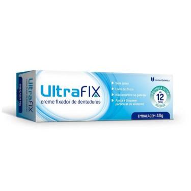 Imagem de Creme Fixador de Dentaduras UltraFix sem Sabor 40g