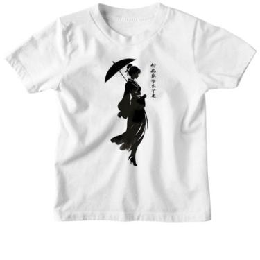 Imagem de Camiseta Infantil Silhueta Yukisakura Japao - Alearts, 16