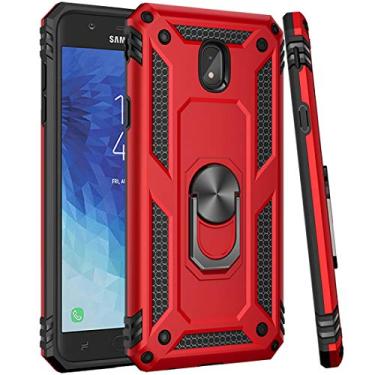 Imagem de Zoeirc Capa para Galaxy J7 2018, capa para Galaxy J7 Refine, capa J7 Star, capa J7 Crown, J7 V 2ª geração, capa J7 Aura, capa magnética para celular com suporte de anel de carro para Samsung J7 2018