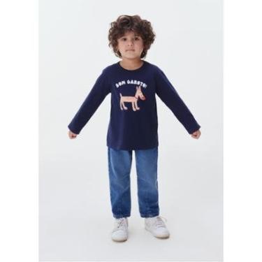 Imagem de Calça Jeans Baggy Infantil Menino Toddler Hering Kids-Masculino