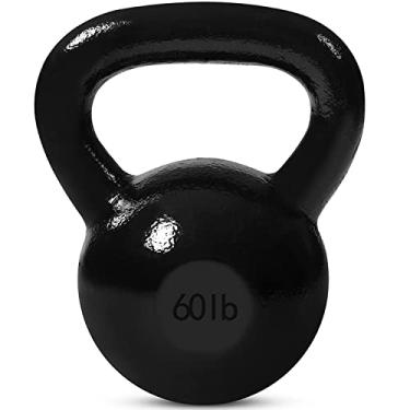 Imagem de JFIT Kettlebell Pesa ferro fundido – 27 kg – exercício balístico, força central, ajuste funcional e conjunto de treinamento de peso – peso livre, equipamento, acessórios