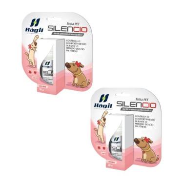 Imagem de Kit 2 unidades Silencio - Calmante no Cio Para CadelaseGatas-30ml - Há
