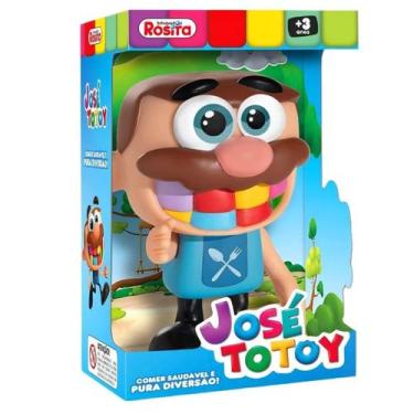 Imagem de Boneco De Vinil Articulado 19Cm José Comilão Toytoy - Rosita