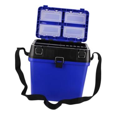 Imagem de YIJU Caixa de peixe de pesca de barco Ferramenta de pesca de caçamba de peixe, Azul