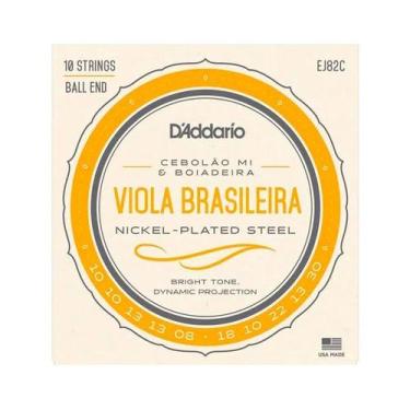 Imagem de Encordoamento corda viola caipira daddario cebolao mi ej82c