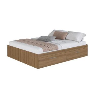 Imagem de Cama Casal 4 Portas 160 Tokio Mel - Art in Móveis