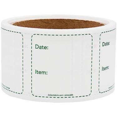 Imagem de Etiqueta de rotulagem residencial dissolúvel 2 x 2, total de 200 por rolo