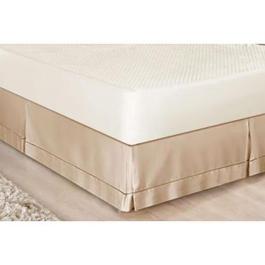 Imagem de Saia Para Cama Box Casal - Cores lisas - Bia Enxovais, caqui