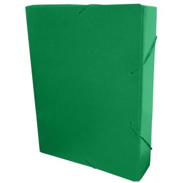 Imagem de Dello Pasta Aba Elástico Ofício 5,5 cm Verde PP com Abas Internas