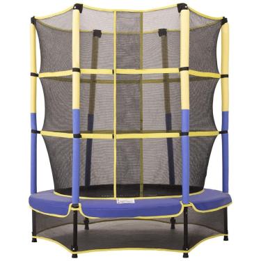 Imagem de Cama Elastica Infantil com Diâmetro e Rede de Proteção para até kg, UPPER BOUNCE UBSF01 55, Azul