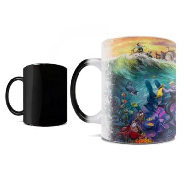 Imagem de Morphing Mugs Disney – A Pequena Sereia – Ursula – Thomas Kinkade Studios – Uma caneca de cerâmica que muda de cor de 325 ml – Imagem revelada quando um líquido quente é adicionado!