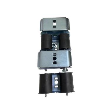 Imagem de Rodízio Tipo Carrinho 4 Partes Cromado 5026 c/ Parafusos 5/16" D-5 - C