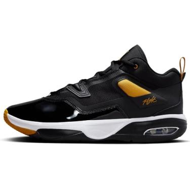 Imagem de Nike Tênis masculino Jordan Stay Loyal 3, preto/branco/amarelo ocre, 43