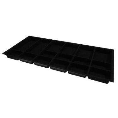 Imagem de Porta Jóia Pj 04 825Mm X 406Mm Preto Aveludado - Moldplast