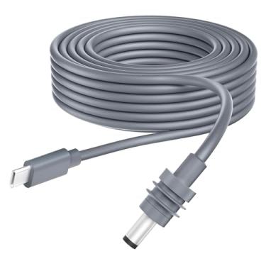 Imagem de Cabo de alimentação para Starlink Mini, PD 100W USB-C/Tipo C para DC Cabo de carregamento rápido 2,5 m, impermeável ao ar livre