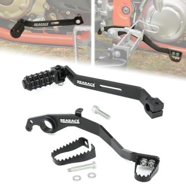 Imagem de REARACE Pedal de freio e alavanca de câmbio para Raptor 700 2013-2024, Raptor 700R / SE 2013-2024 Pedal de freio traseiro Pedal de câmbio
