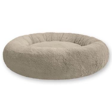 Imagem de Caminha Pet Redonda Pelúcia G - ALEPLUSH, Avelã