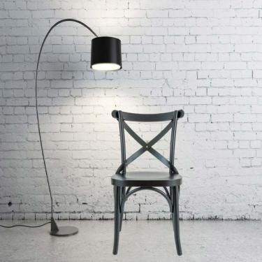 Imagem de Conjunto 6 Cadeiras X Texas Laqueado Preto