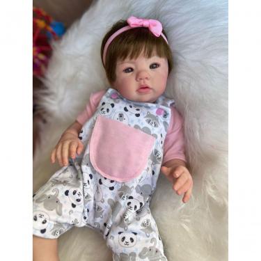 Imagem de Bebê Reborn Julia - Kit Completo Corpo Do Bebê Tecido