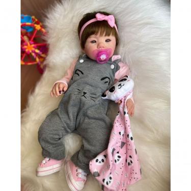 Imagem de Bebê Reborn Abigail 04 - Kit Completo Corpo Do Bebê Tecido