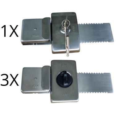 Imagem de Kit Fechaduras Jbm 1 Fc1 E 3 Fc2 20cm