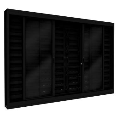 Imagem de Janela de Aço Veneziana com Grade Lucasa Facilita Preto