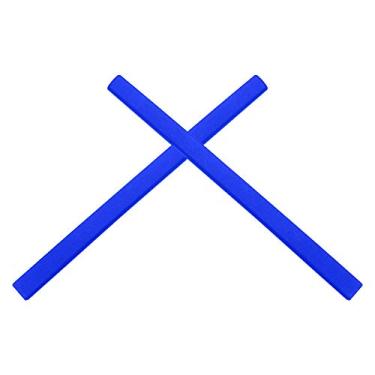 Imagem de Eye Opening Stuff Meias de substituição compatíveis com óculos de sol Oakley Pitchman OX8050/Pitchman R OX8105 OO9439/Pitchman Asian Fit OX8096 - Azul