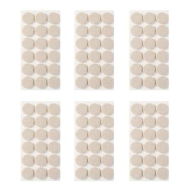 Imagem de Furnigear Protetores De Feltro Para Móveis Em Pisos Madeira - Cadeira Autoadesivos, Pés Piso, Deslizadores Que Movem Você Suavemente, Anti-Riscos, 108 Peças, Redondo 1"