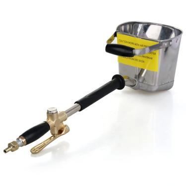 Imagem de Uenede Pistola De Pulverização Estuque, Funil Tinta Argamassa Cimento Com 4 Jatos, Pulverizador Pneumático, Ferramenta Manual Pintura Textura Gesso Parede