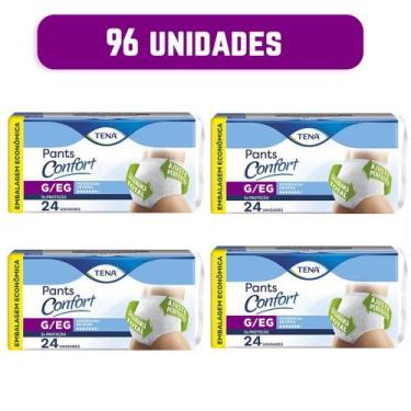 Imagem de Fralda Geriátrica Descartável Tena Mega Roupa Íntima Pants Confort G/E