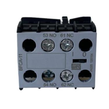 Imagem de Bloco de Contato Auxiliar Frontal Para Mini Contator 1NA+1NF BFCA-11 W