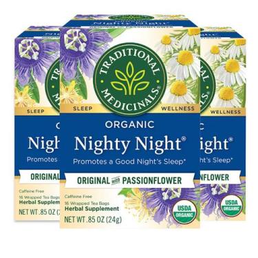 Imagem de Chá de ervas medicinais tradicionais Nighty Night Organic 48 sacos - T