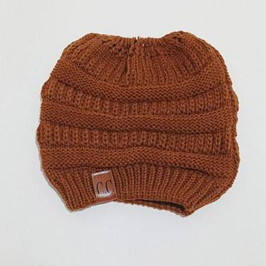 Imagem de Touca Inverno Gorro de Lã Feminina Com Furo Para Rabo De Cavalo - Supr