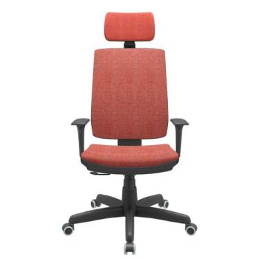 Imagem de Cadeira Office Brizza Soft Concept Rosé RelaxPlax Com Encosto Cabeça B