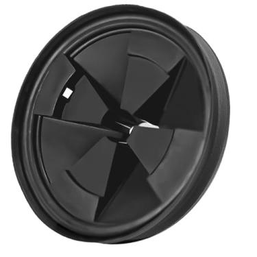 Imagem de Defletor de pia de descarte de lixo de 9,5 cm QCB-AM protetor contra respingos para insinkerator, descarte de lixo, tampa silenciosa, proteção contra respingos, substituição para InSinkErator