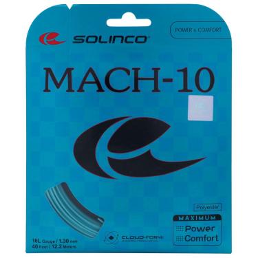 Imagem de Corda Solinco Mach-10 Azul 16 1.30mm Azul - Set Individual