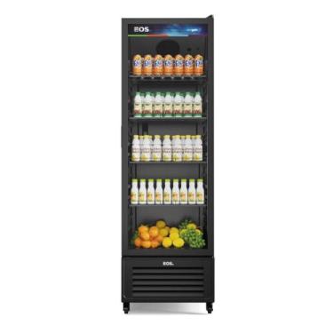 Imagem de Refrigerador Expositor Vertical Eos 358 Litros Eco Gelo All View Preto Eev350p 220v