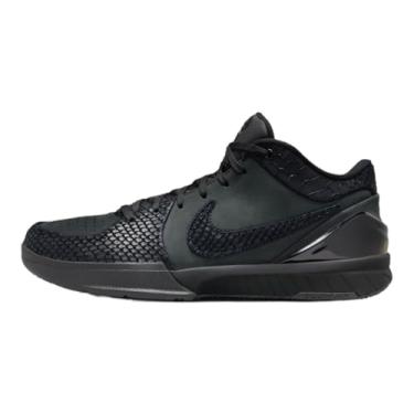 Imagem de Nike Tênis de basquete masculino Kobe 4 Protro, Preto/preto e dourado universitário, 37
