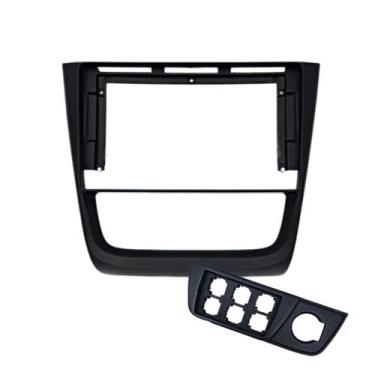 Imagem de Moldura painel multimidia 9 vw gol saveiro e voyage g6 6 botões - FIAM