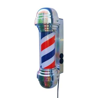 Imagem de Mini Barber Pole Giratório 30Cm Voltagem 110V. - Jr Pole
