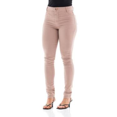 Imagem de Calça Collor Feminina Arauto Hot Pants - Arauto Jeans, Bege, 48