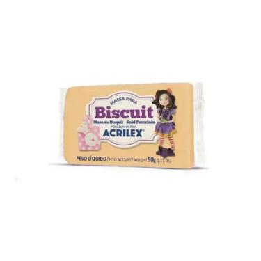 Imagem de Massa De Biscuit Acrilex 90g Colorida - Escolha As Cores, Amarelo Pess