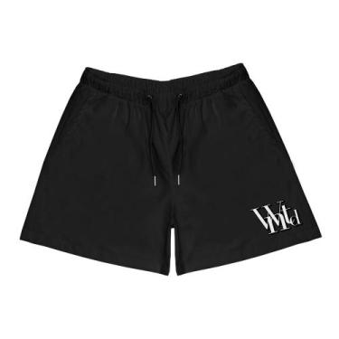 Imagem de Short Streetwear Oversized Moda Urbana Nylon Estilo Casual - Wanted, P