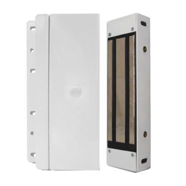 Imagem de Fechadura Magnética Eletroímã M320 Com Sensor Ipec - Ipec, Branca