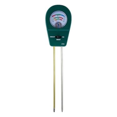 Imagem de KiBcsLic Testador de solo 3 em 1, medidor de umidade do solo, testador de pH, medidor de umidade de plantas para gramado de fazenda, Verde