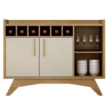 Imagem de Buffet Para Sala De Estar Clara Cinamomo Off White - Valdemóveis