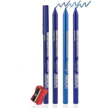 Imagem de Fato de lápis de delineador flash de gel colorido, 3 canetas de delineador de olhos, caneta de delineador de olhos impermeável, sombra de olhos, sobrancelha, lápis de olhos (07# 08#+24#)