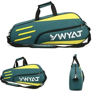 Imagem de RAQUETEIRA DE BEACH TENNIS PADEL BADMINTON TÊNIS BOLSA YWYAT ORIGINAL (VERDE)