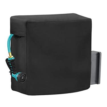 Imagem de Velfree Capas Para Carretel De Mangueira Jardim Giraffe Tools Aw40 1/2" X 130 Pés, Retrátil, Capa Parede Externa, Proteção Todas As Estações - 24" C 13" L 19,7" A